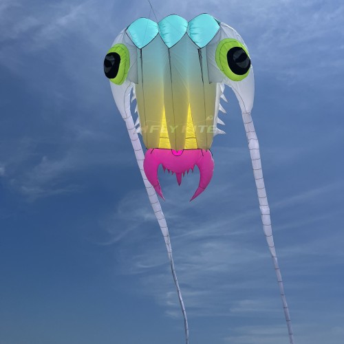 New Arrival Soft Inflatable 16sqm Trilobite Kite 40d Ripstop Nylon For Adults High Quality Colorful Animal Show Kites